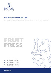 Royal Catering RCWP-6LW User Manual