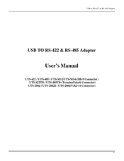 USBGEAR UTS-M12 User Manual