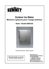 Summit BIM24OSBase34 Instruction Manual