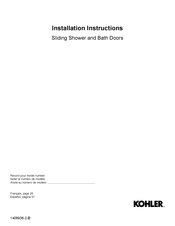 Kohler K-706853-8L-SHP Installation Instructions Manual
