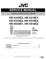 JVC HR-V510EX Quick Start Manual