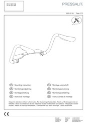 Pressalit R1191112000 Mounting Instruction