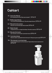 Dahlert DT-SJ-19 Instruction Manual