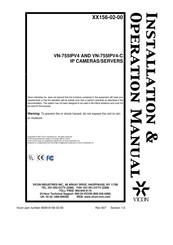 Vicon VN-755IPV4-C Manual