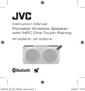 JVC SP-AD90-B Instruction Manual