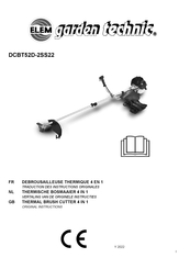 Elem Garden Technic DCBT52D-2SS22 Original Instructions Manual