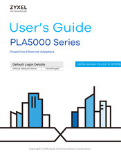 Zyxel Communications PLA5000 Series User Manual