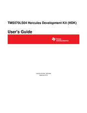 Texas Instruments Hercules TMS570LS04 Series User Manual