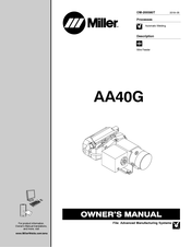 Miller AA40G Owner's Manual