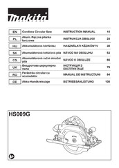 Makita HS009G Instruction Manual