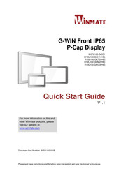 Winmate W07L100-GCO1 Quick Start Manual