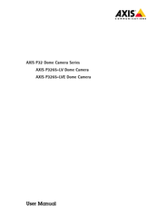 Axis P3265-LVE User Manual