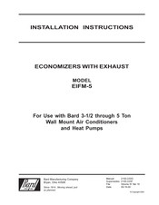 Bard EIFM-5 Installation Instructions Manual