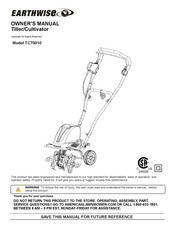EarthWise TC70010 Owner's Manual