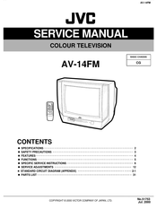 JVC AV-14FM Service Manual