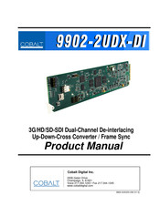 Cobalt Digital Inc 9902-2UDX-DI Product Manual
