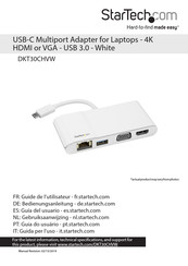 StarTech.com DKT30CHVW Manual