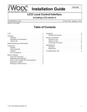 iWorX LCI3 Installation Manual