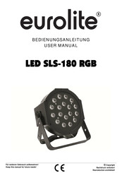 EuroLite LED SLS-180 RGB User Manual