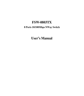 LevelOne FSW-0803TX User Manual
