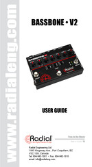 Radial Engineering Tonebone Bassbone V2 User Manual