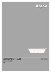 Asko CCT9051S Instructions For Use Manual