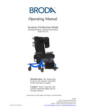 broda Elite Tilt Recliner Operating Manual