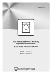 Whirlpool CFCR70211 User Manual