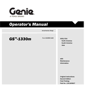 Terex GS30MD-3169 Operator's Manual