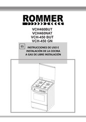 ROMMER VCH450FG Operating And Installation Instructions