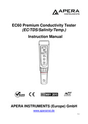 Apera Instruments EC60 Instruction Manual