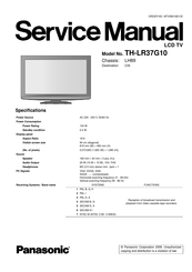 Panasonic TH-LR37G10 Service Manual