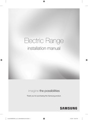 Samsung NE58R9311 Installation Manual