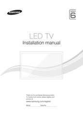 Samsung HG24ED690AB Installation Manual