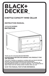 Black & Decker BWT08THSB Instruction Manual