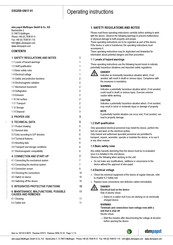 ebm-papst G3G250-GN17-01 Operating Instructions Manual