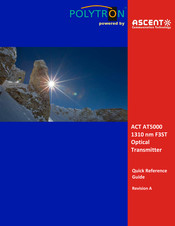 Ascent POLYTRON ACT AT5000 Quick Reference Manual
