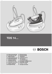Bosch TDS14 Series Instructions For Use Manual