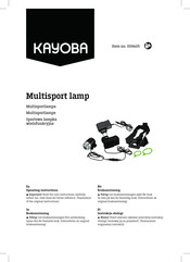 Kayoba 009405 Operating Instructions Manual