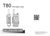 Any-better Technology T80 Quick Operation Manual