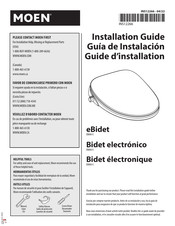 Moen EB800-E Installation Manual