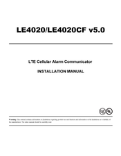 DSC LE4020 Installation Manual