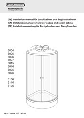 Euro Showers 6116 Installation Manual