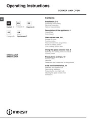 Indesit KN6C62A/GR Operating Instructions Manual