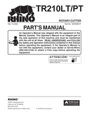 RHINO TR210PT Manual