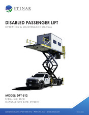 STINAR 25781 Operation & Maintenance Manual