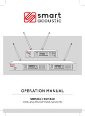 smart acoustic SWM260 Operation Manual