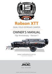 MDC Robson XTT 2015 Owner's Manual