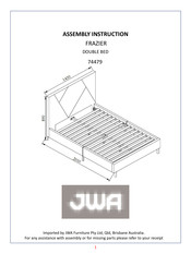 JWA FRAZIER 74479 Assembly Instruction Manual