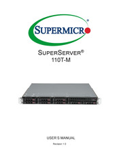 Supermicro SuperServer 110T-M User Manual